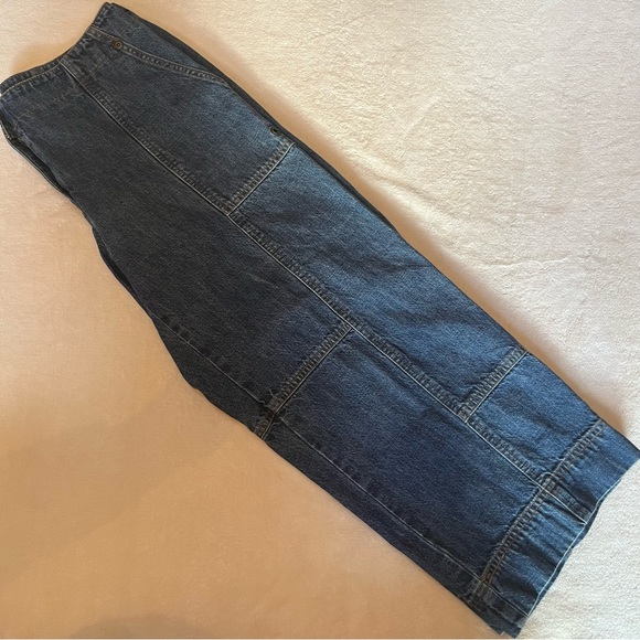 Jones New York Jeans Patchwork Stitching Capri Jeans Size 6 - Picture 2 of 7